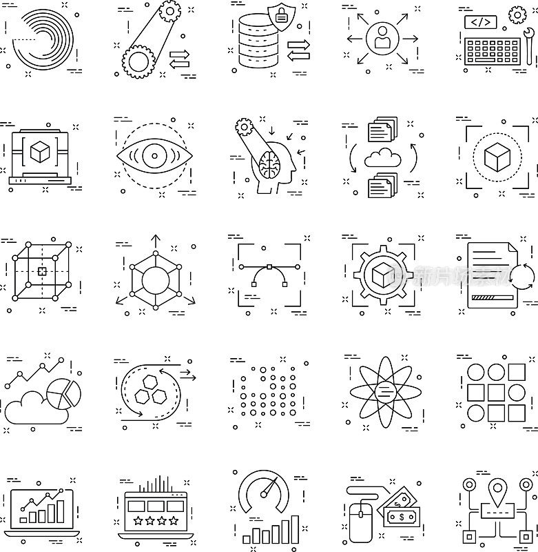 Line Icons With Detail 19